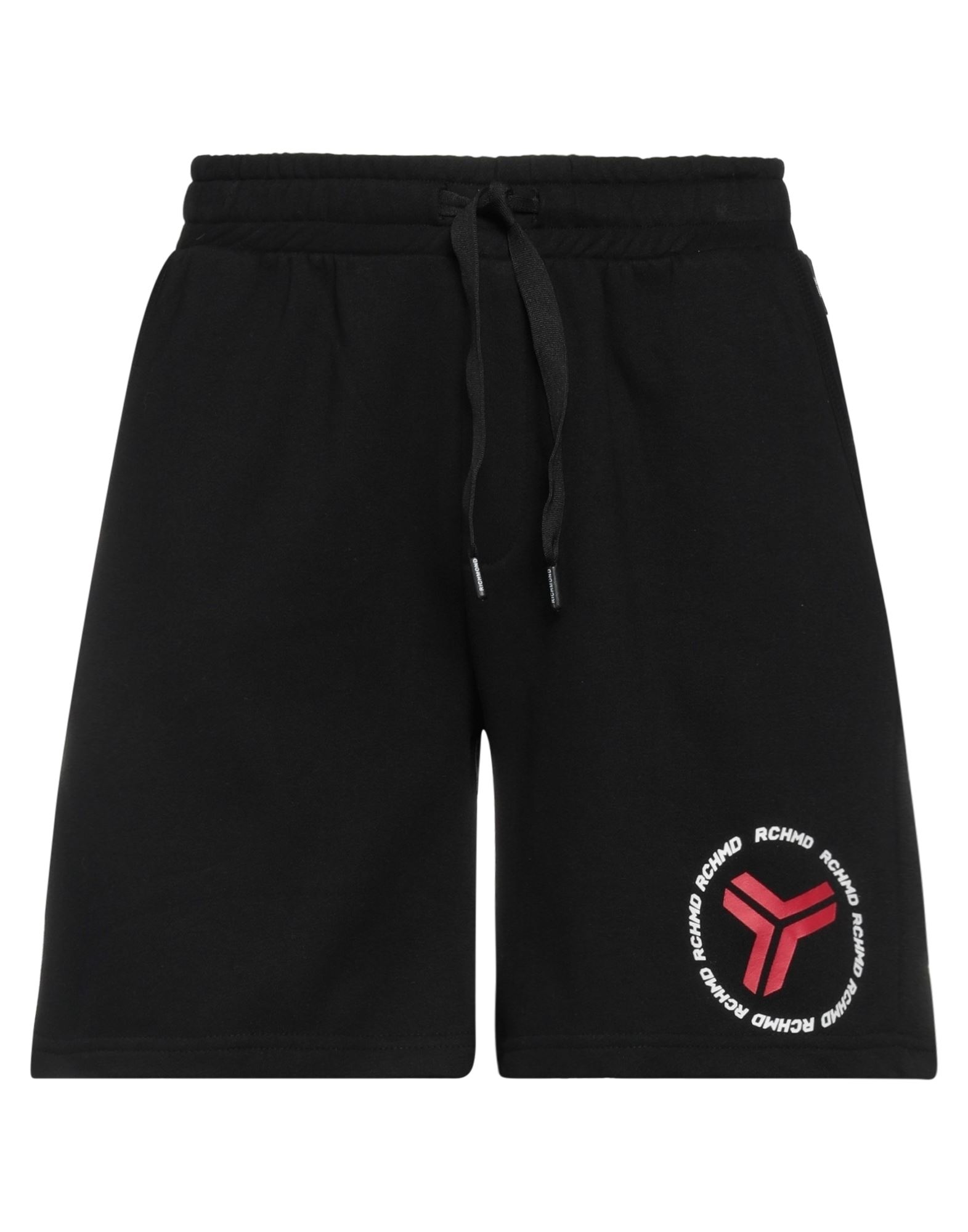 Richmond Man Shorts & Bermuda Shorts Black Size L Cotton