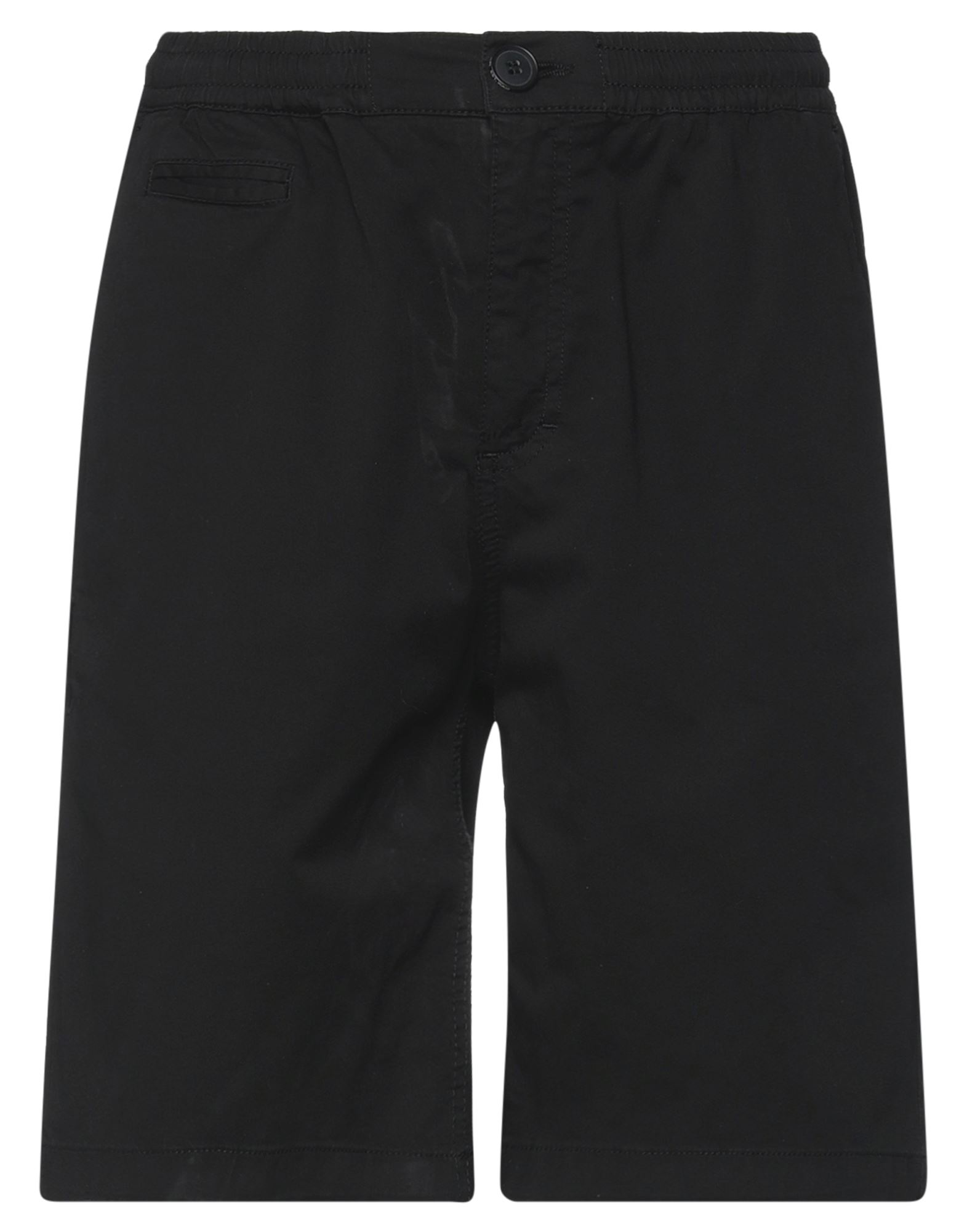 Iuter Man Shorts & Bermuda Shorts Black Size M Cotton, Elastane