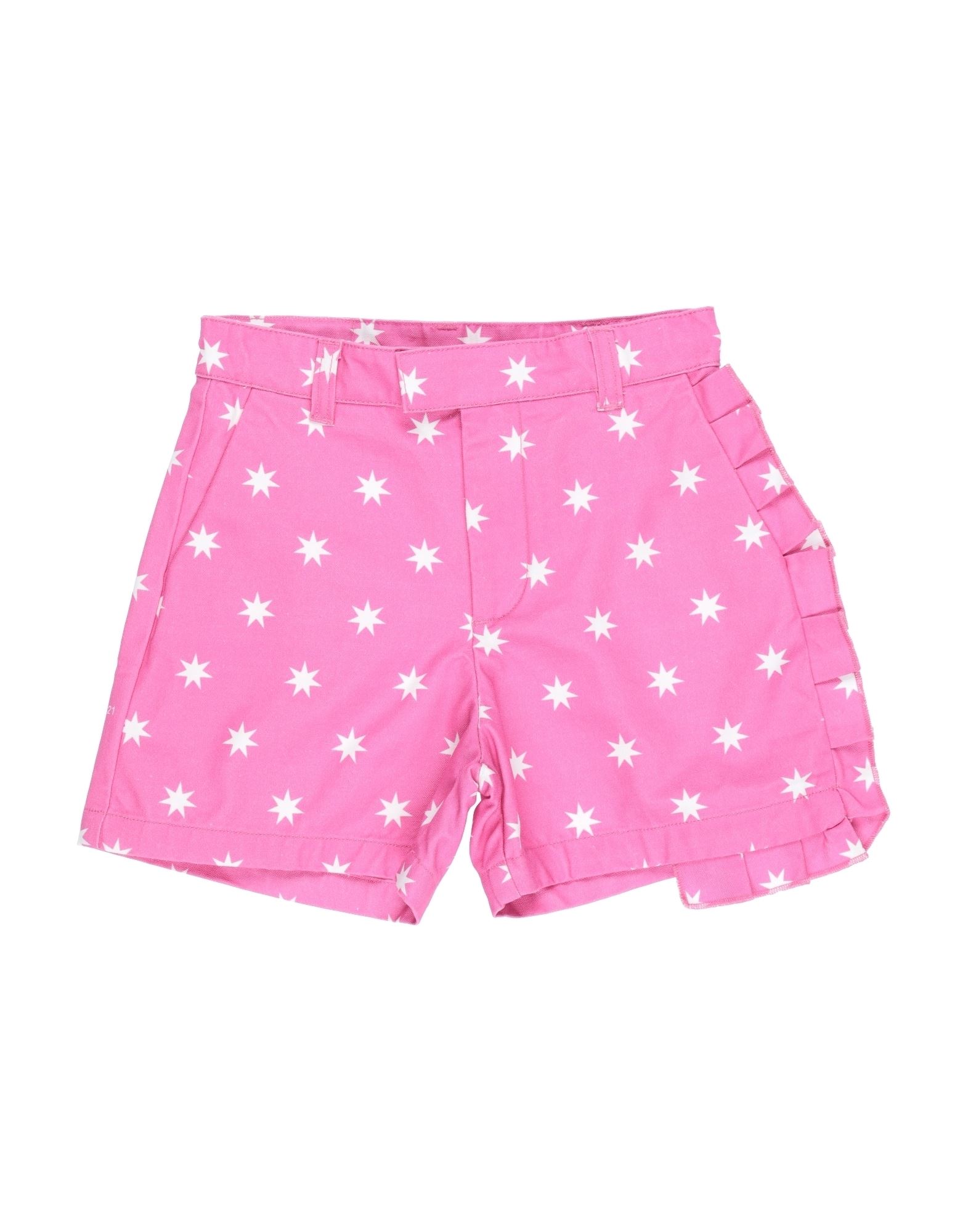 Ndegree21 Kids' Toddler Girl Shorts & Bermuda Shorts Fuchsia Size 6 Cotton In Pink