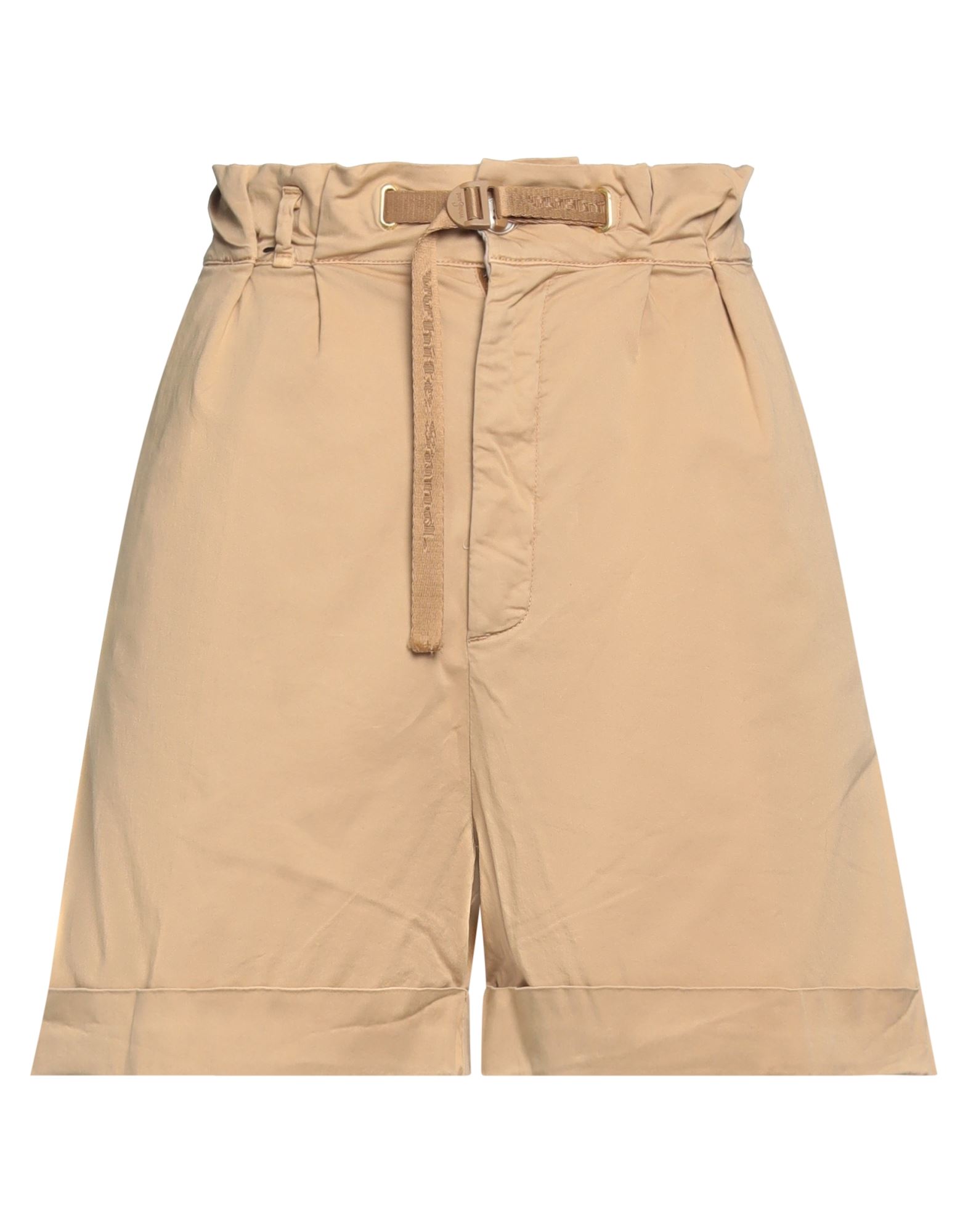 White Sand Woman Shorts & Bermuda Shorts Sand Size 2 Cotton, Elastane In Beige