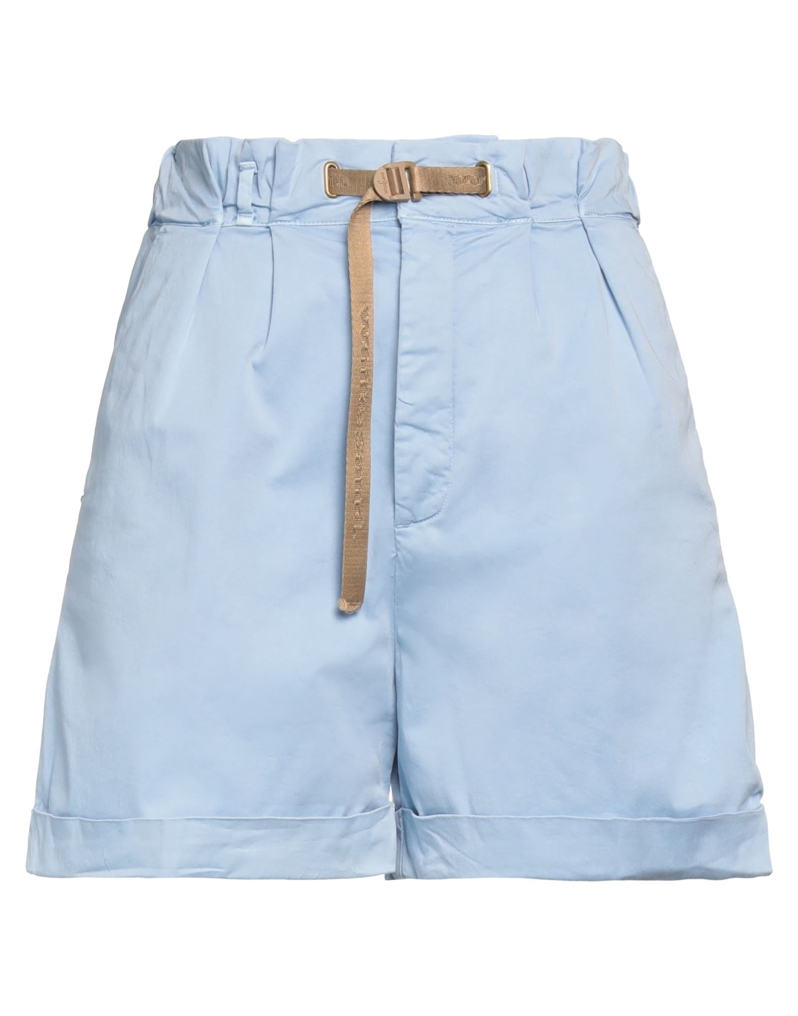 White Sand Woman Shorts & Bermuda Shorts Sky Blue Size 4 Cotton, Elastane