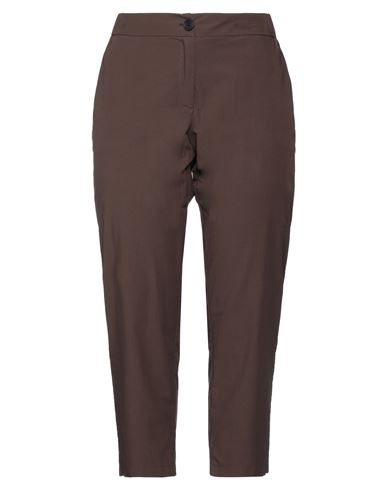 Ottod'ame Woman Pants Cocoa Size 2 Cotton In Brown
