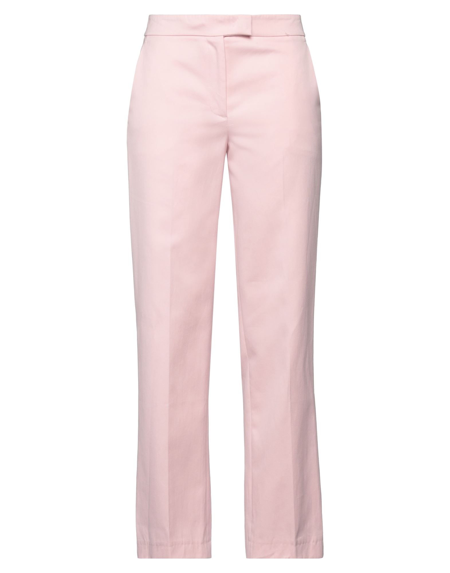 Twinset Woman Pants Light Pink Size 10 Cotton, Linen, Acetate, Polyester