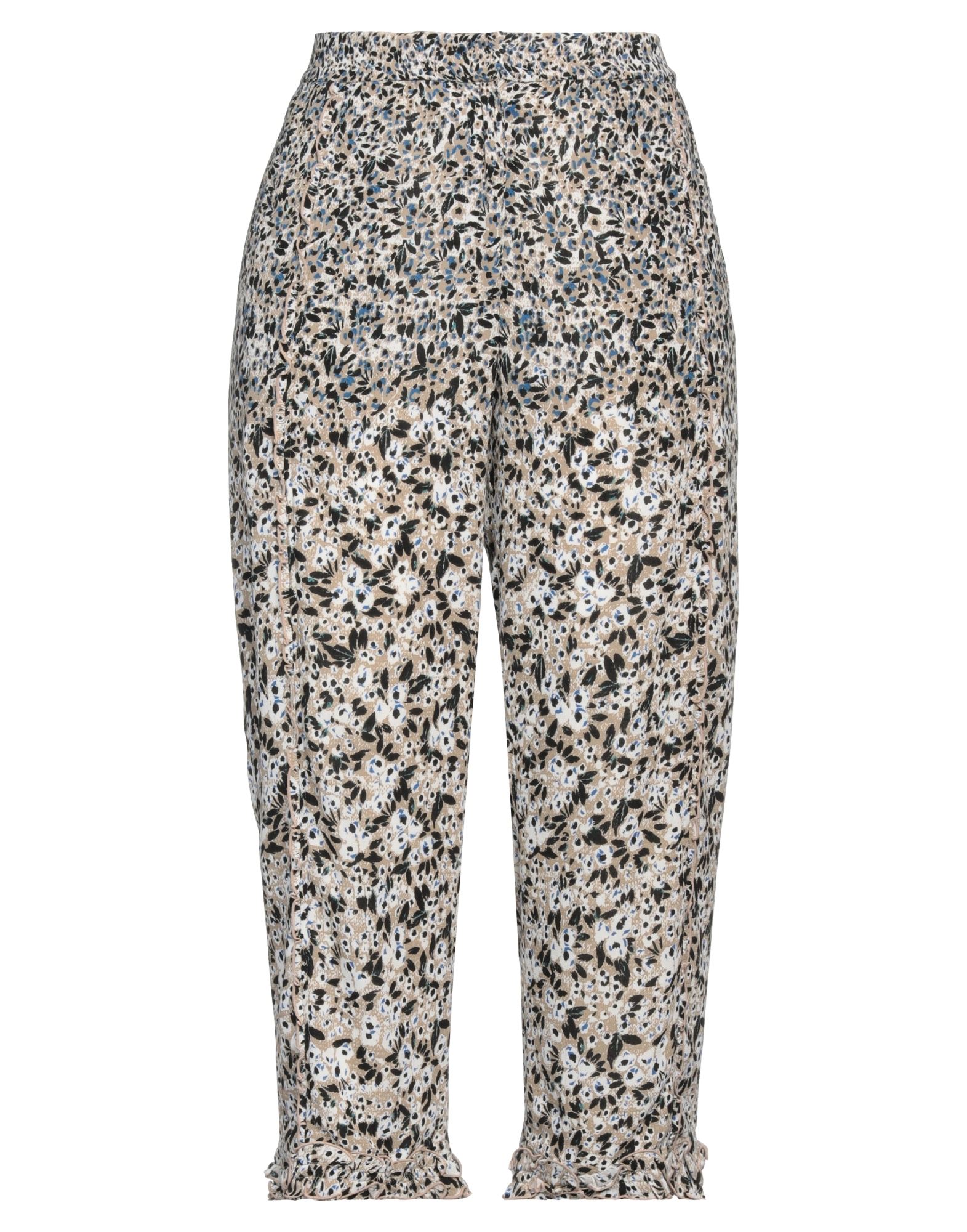 Poupette St Barth Cropped Pants In Grey