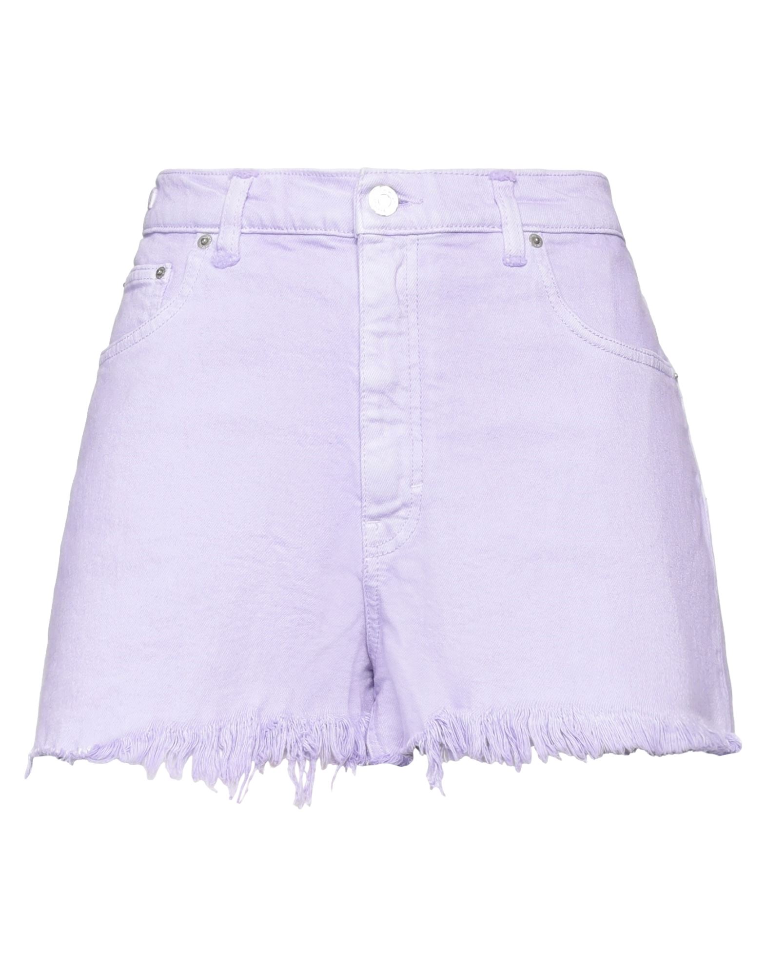 Haikure Denim Shorts In Purple