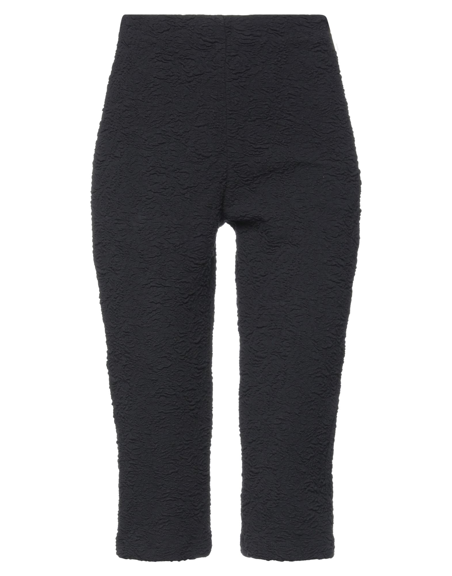 Msgm Cropped Pants In Black