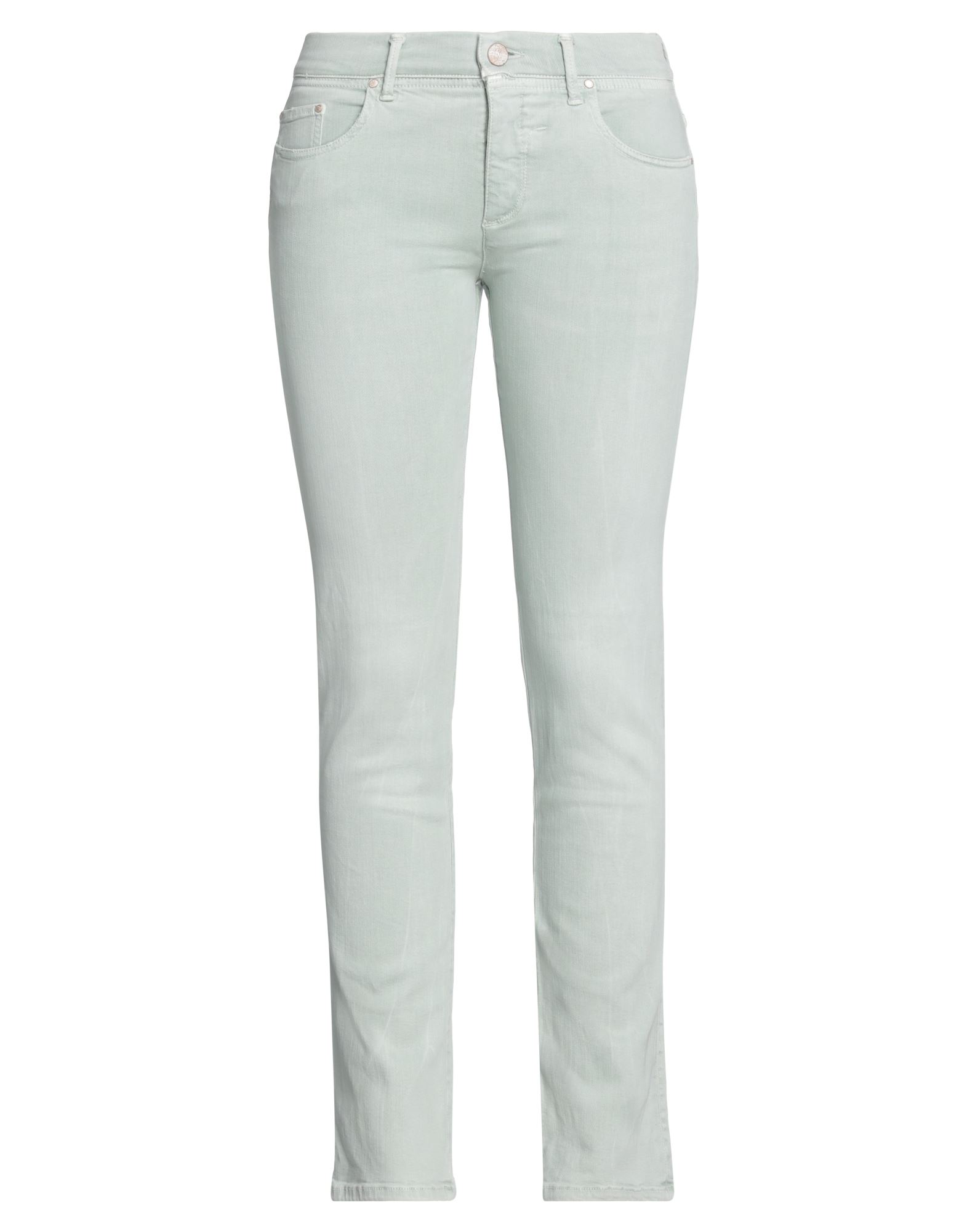 Jacob Cohёn Cropped Pants In Sage Green