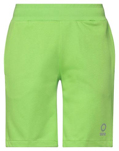 Suns Man Shorts & Bermuda Shorts Light Green Size Xl Cotton, Polyester
