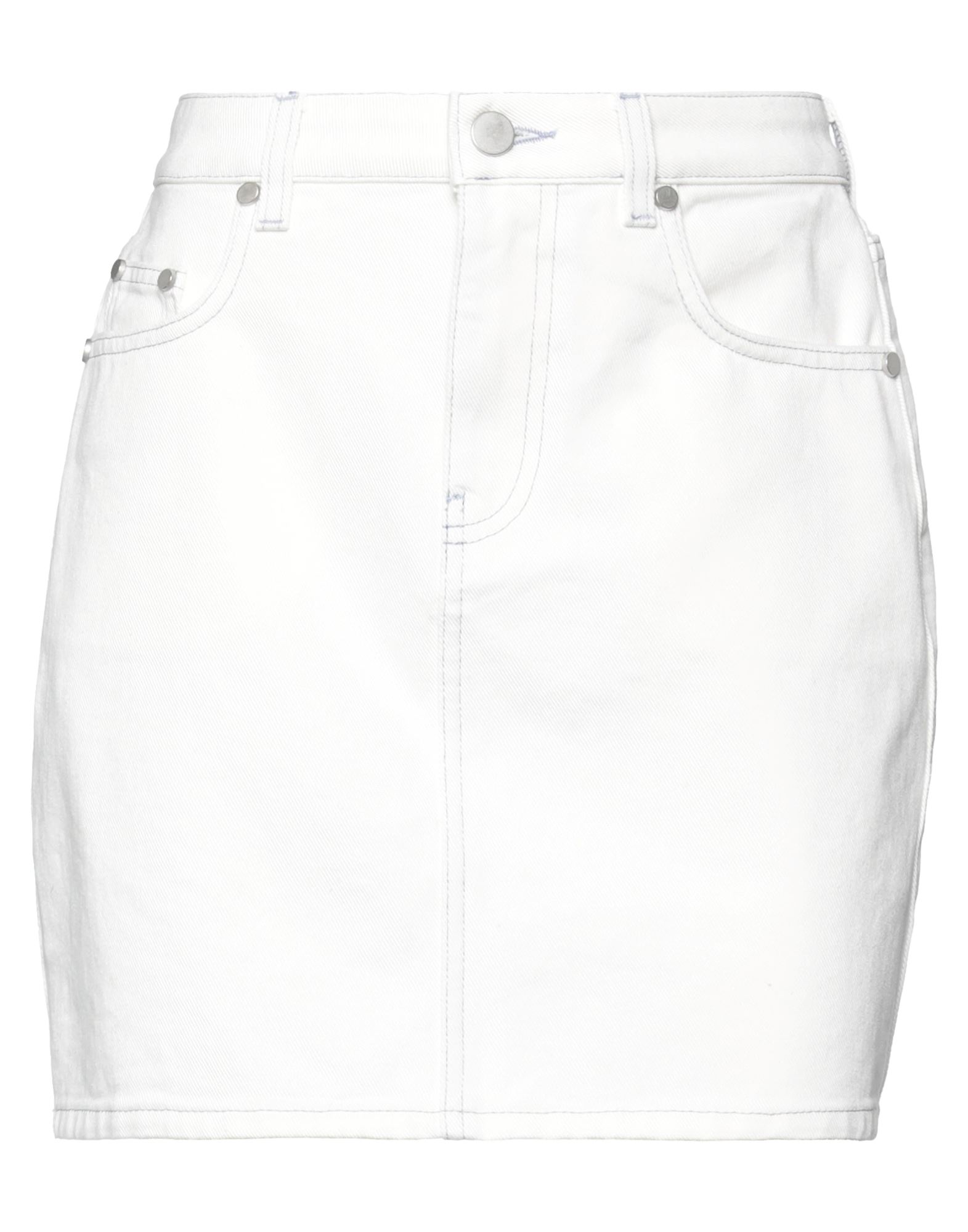Mcq By Alexander Mcqueen Denim Skirts In White