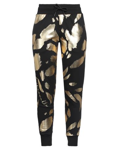 Cavalli Class Woman Pants Black Size M Cotton