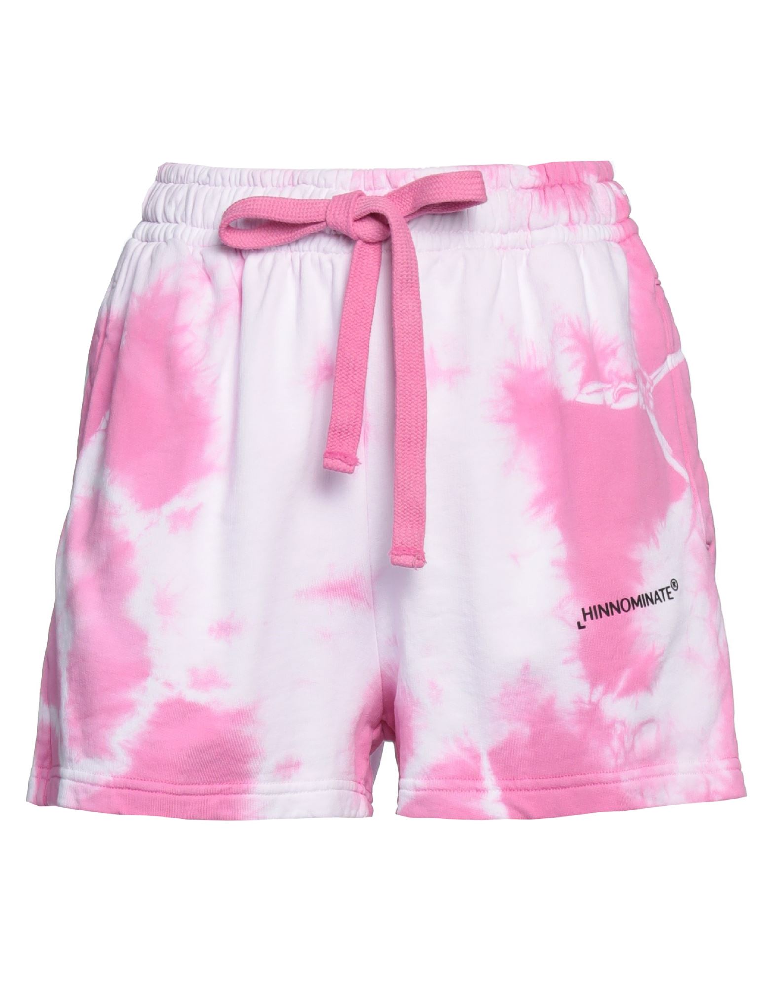 Hinnominate Woman Shorts & Bermuda Shorts Fuchsia Size L Cotton In Pink