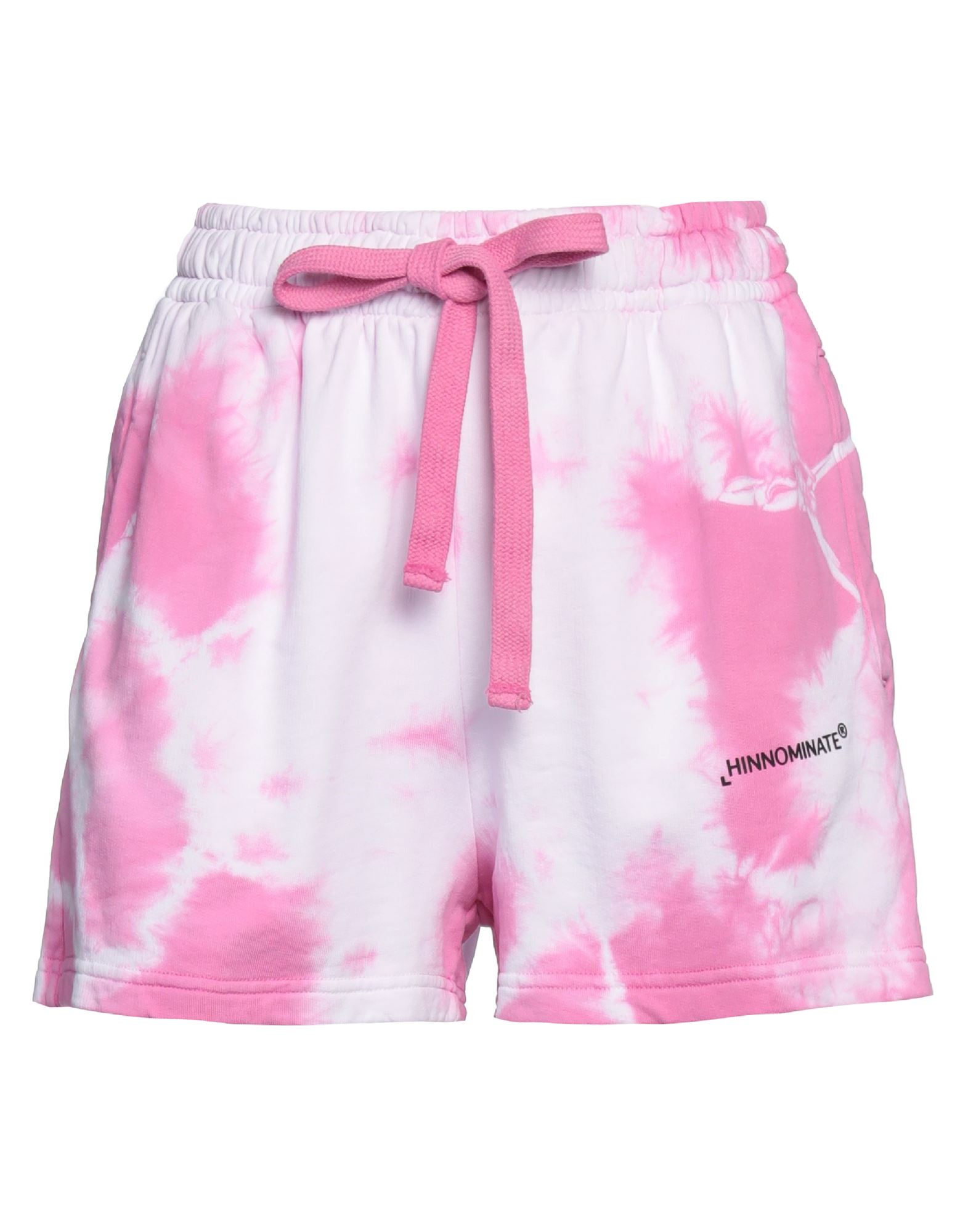 Hinnominate Woman Shorts & Bermuda Shorts Fuchsia Size S Cotton In Pink
