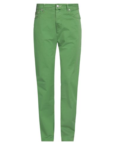 Jacob Cohёn Man Pants Green Size 35 Cotton, Elastane