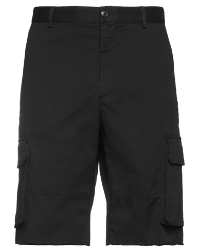 Mauro Grifoni Grifoni Man Shorts & Bermuda Shorts Black Size 34 Cotton, Elastane