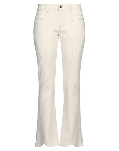 Philosophy Di Lorenzo Serafini Woman Pants Cream Size 6 Cotton, Elastane In White