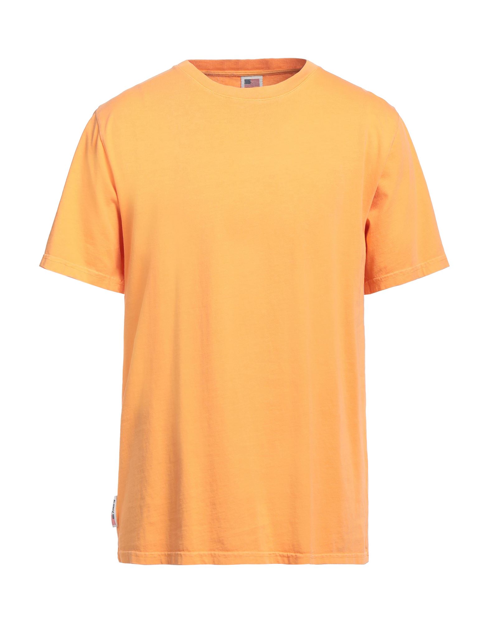 Autry Man T-shirt Mandarin Size Xl Cotton In Orange