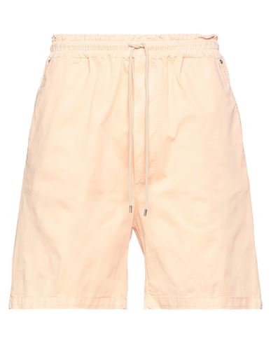White Over Man Shorts & Bermuda Shorts Salmon Pink Size L Cotton In Orange