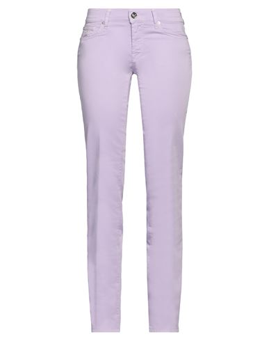 Jacob Cohёn Woman Pants Lilac Size 32 Cotton, Elastane In Purple