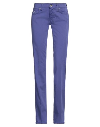 Jacob Cohёn Woman Pants Purple Size 26 Cotton, Elastane