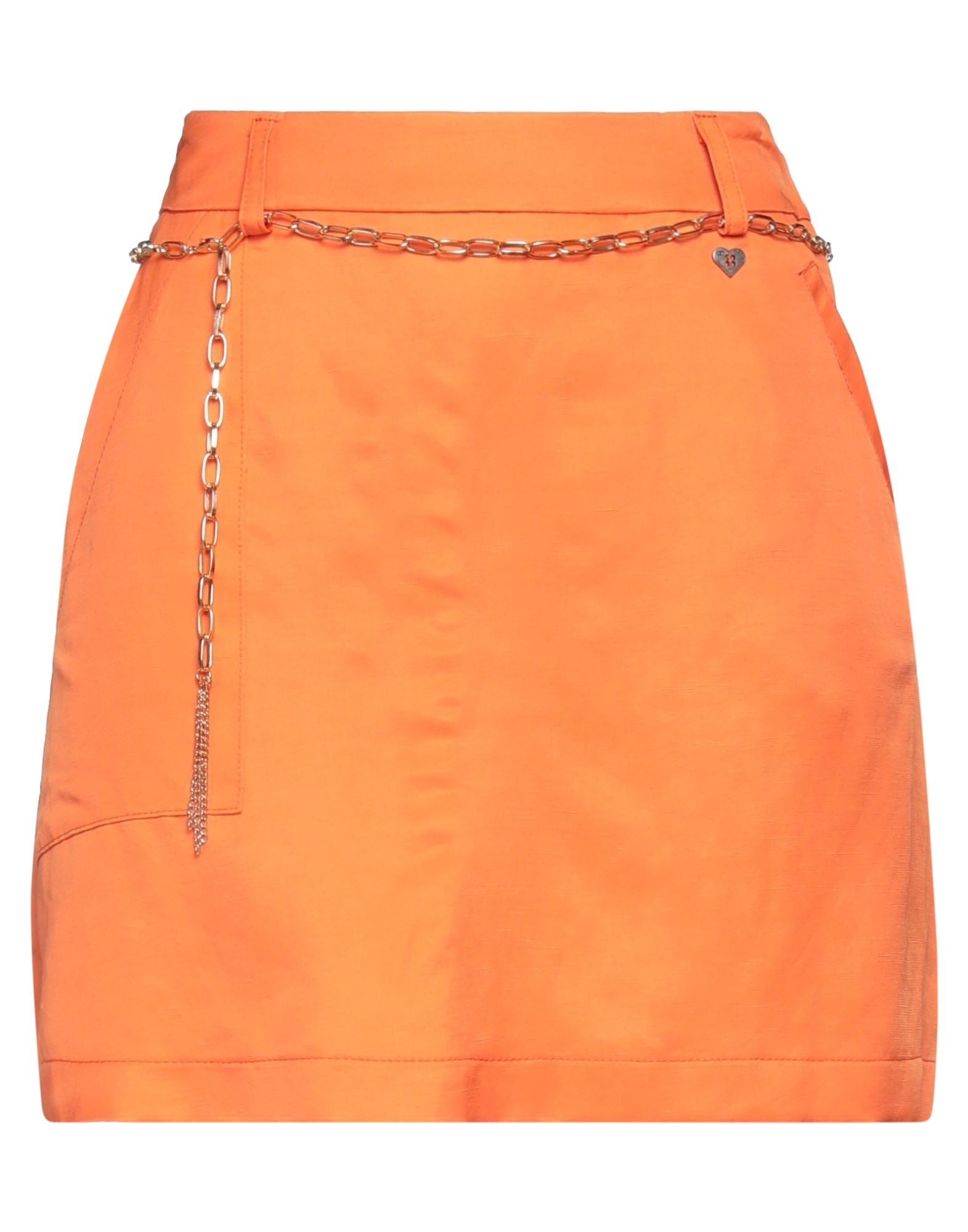 Please Mini Skirts In Orange
