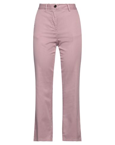 Myths Woman Pants Pastel Pink Size 4 Cotton, Lyocell, Elastane