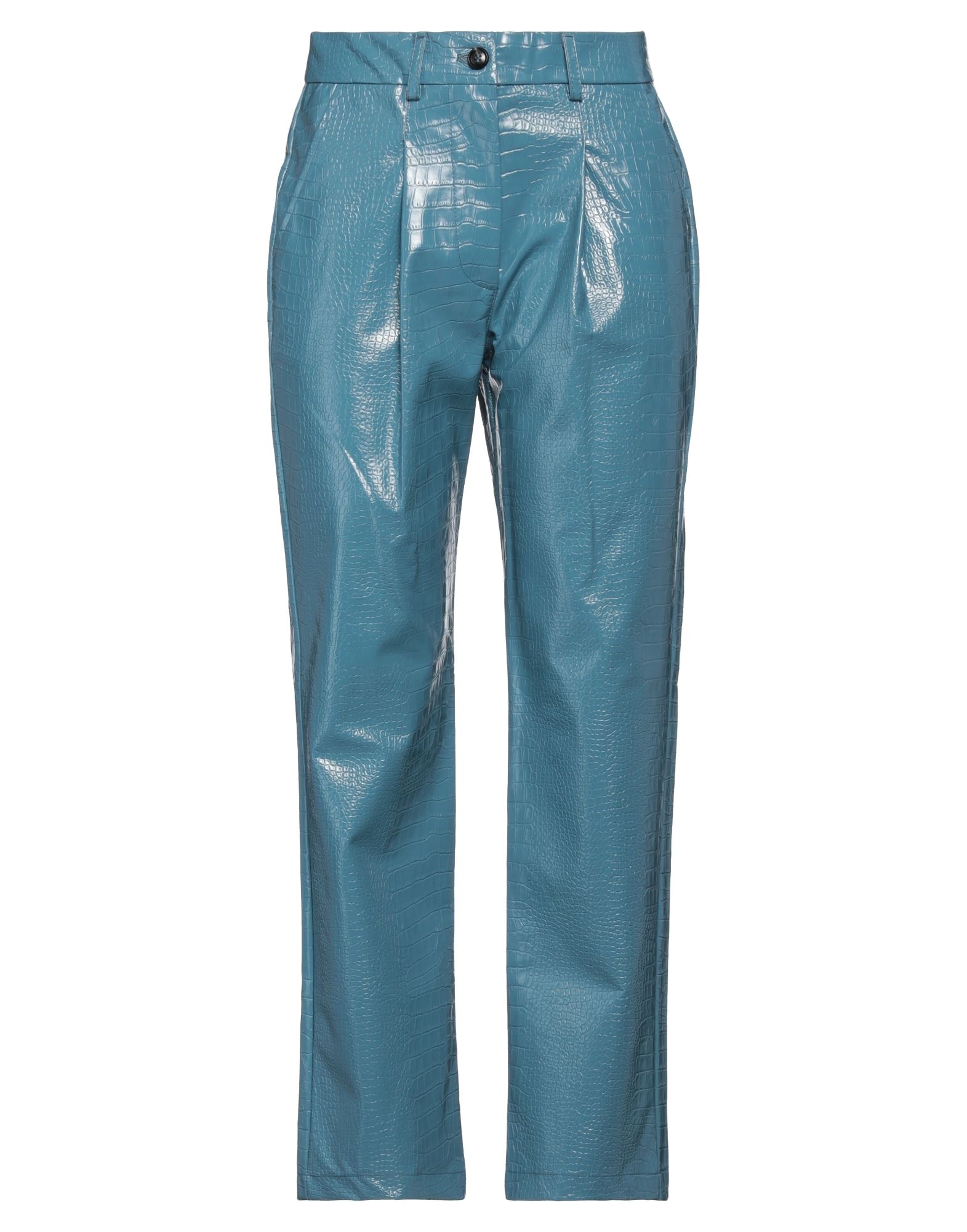 Wu'side Woman Pants Pastel Blue Size S/m Polyester, Cotton