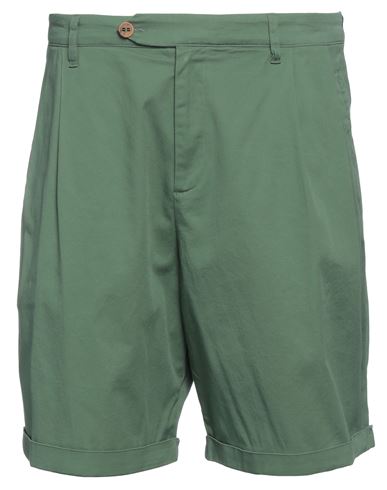 Bicolore® Bicolore Man Shorts & Bermuda Shorts Military Green Size 36 Cotton, Elastane