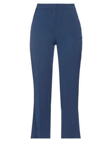 Semicouture Woman Pants Navy Blue Size 6 Triacetate, Polyester