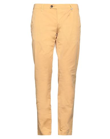 Myths Man Pants Ocher Size 34 Cotton, Elastane In Yellow