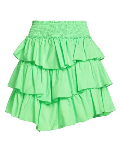 Aniye By Woman Mini Skirt Acid Green Size 10 Polyester