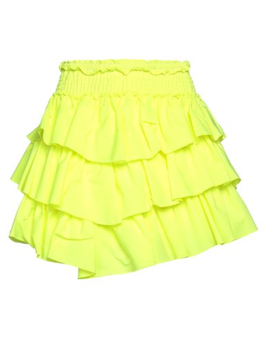 Aniye By Woman Mini Skirt Yellow Size 8 Polyester