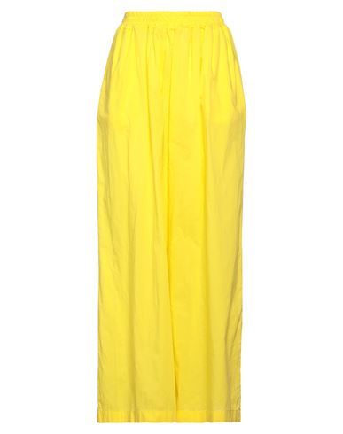Wu'side Woman Pants Yellow Size M/l Cotton