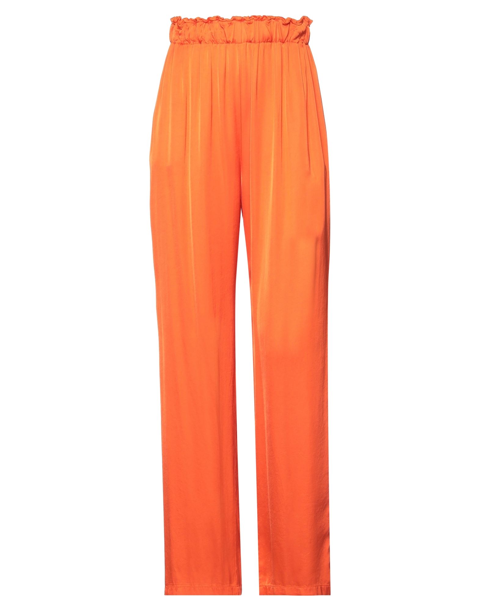 Wu'side Woman Pants Orange Size M/l Viscose