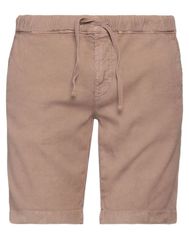 Modfitters Man Shorts & Bermuda Shorts Light Brown Size M Linen, Cotton, Elastane In Beige
