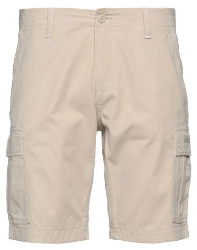 Napapijri Man Shorts & Bermuda Shorts Beige Size 36 Cotton