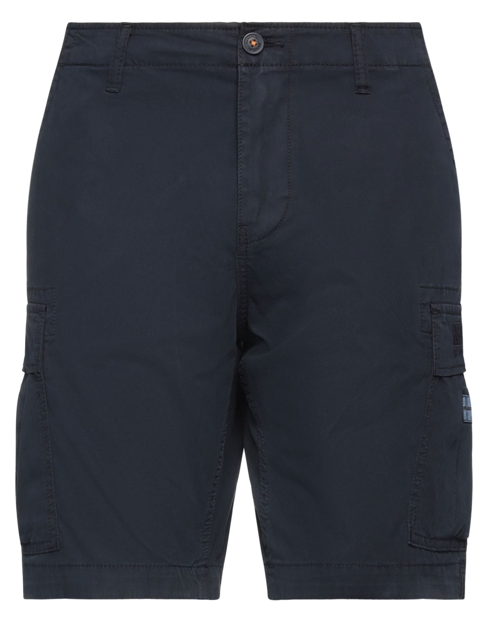 Shop Napapijri Man Shorts & Bermuda Shorts Midnight Blue Size 30 Cotton