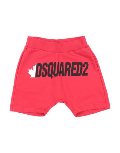 Shop Dsquared2 Toddler Boy Shorts & Bermuda Shorts Red Size 6 Cotton