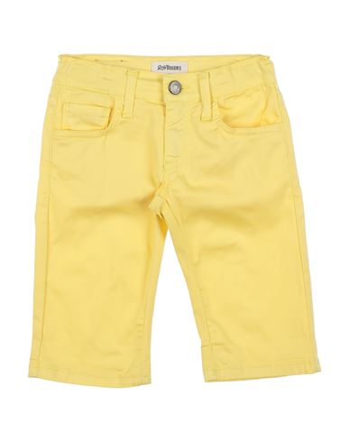 Roy Rogers Babies' Roÿ Roger's Toddler Girl Shorts & Bermuda Shorts Yellow Size 6 Cotton, Elastane