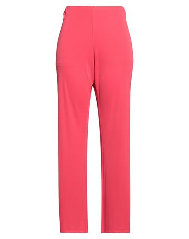 Shop Clips Woman Pants Fuchsia Size Xl Viscose, Polyester In Pink