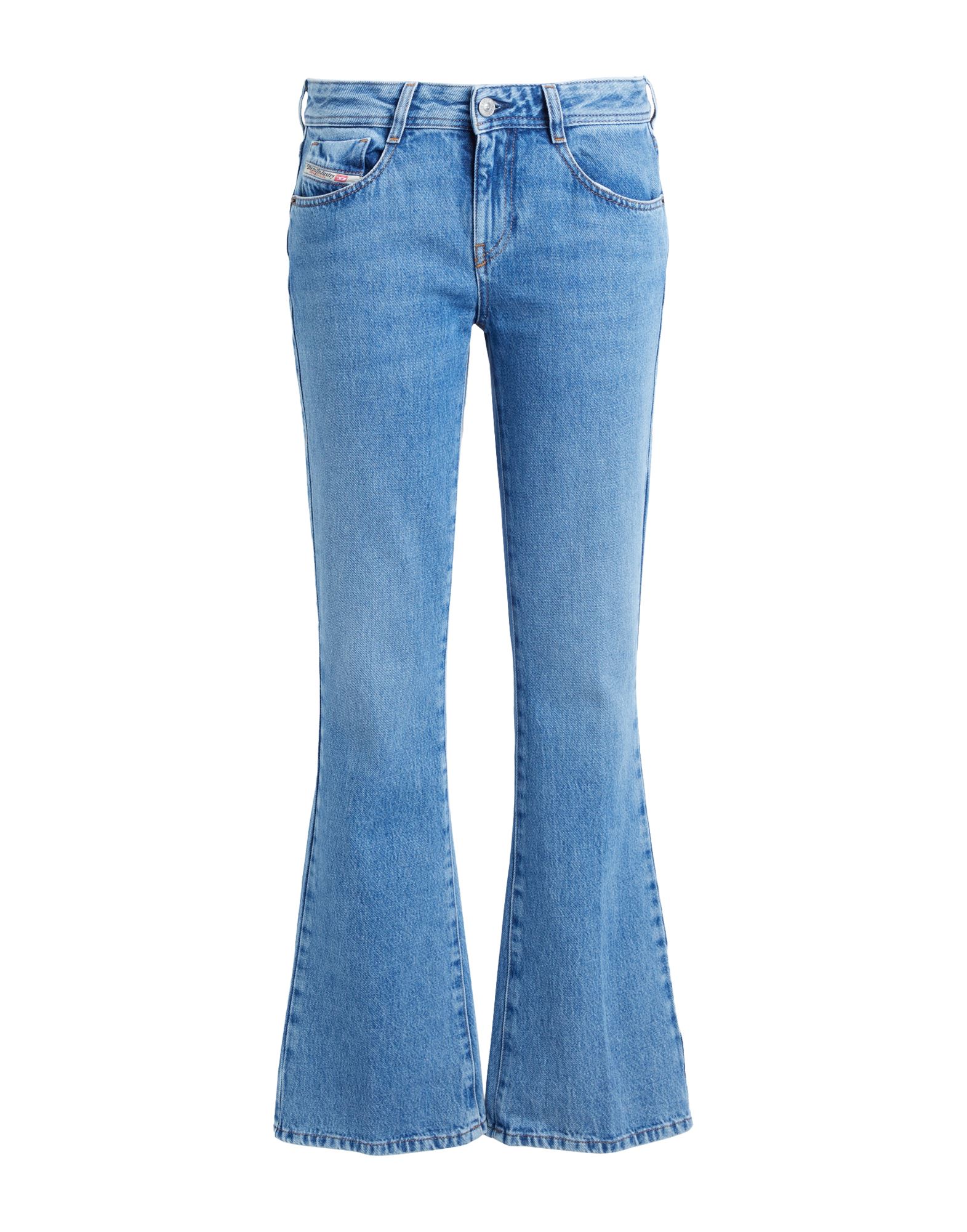 Shop Diesel 1969 D-ebbey 09c16 Bootcut And Flare Jeans Woman Jeans Blue Size 27w-30l Cotton
