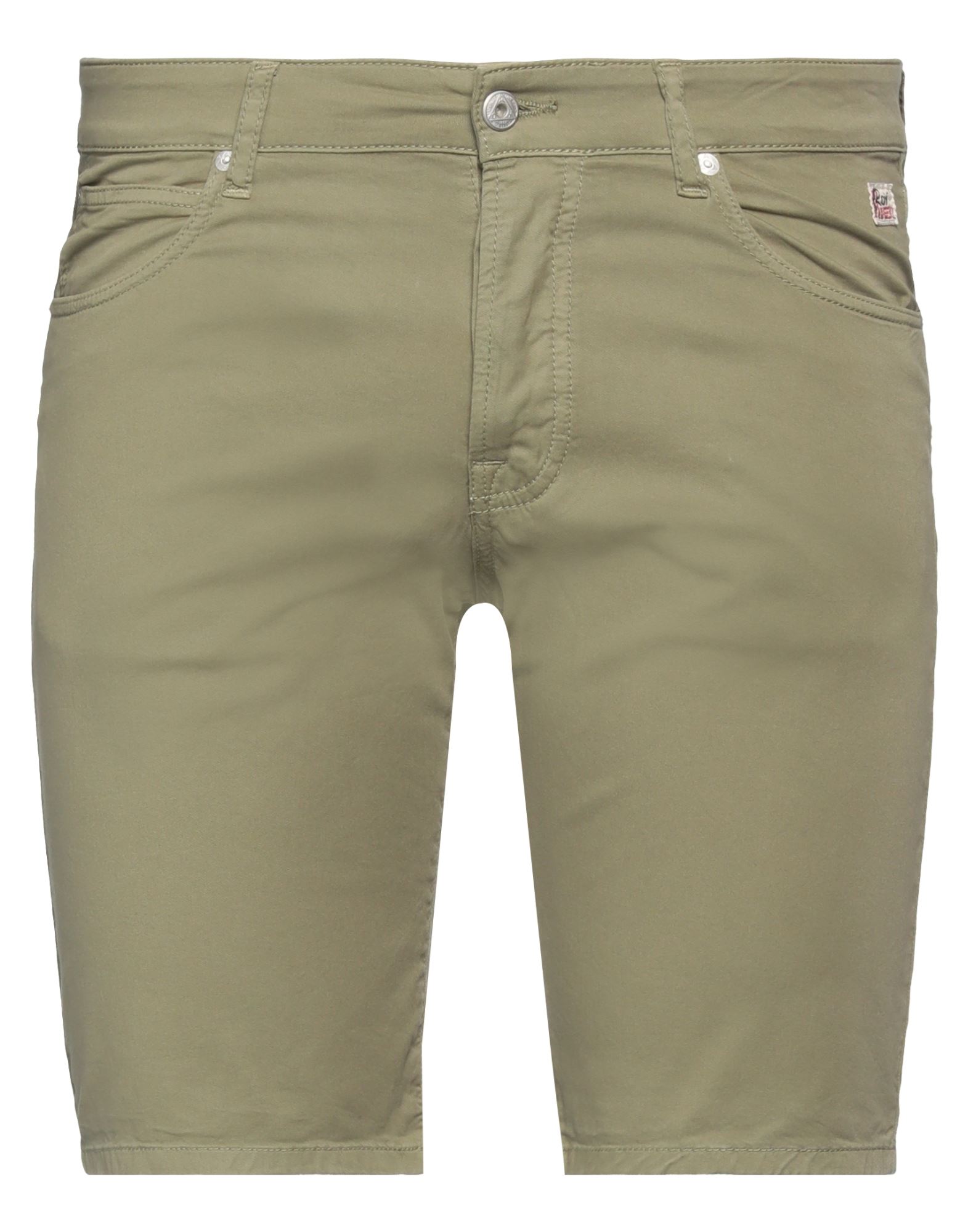 Roy Rogers Roÿ Roger's Man Shorts & Bermuda Shorts Military Green Size 35 Cotton, Elastane