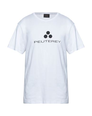 Peuterey Man T-shirt White Size Xxl Cotton