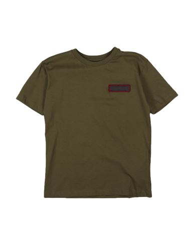 Dondup Babies'  Toddler Boy T-shirt Military Green Size 6 Cotton