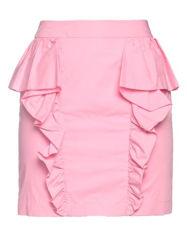 Gina Gorgeous Woman Mini Skirt Pink Size 6 Cotton