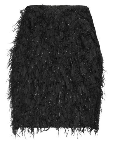 Kaos Woman Mini Skirt Black Size 8 Polyester