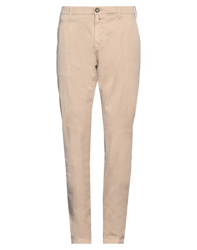 Shop Jacob Cohёn Man Pants Beige Size 36 Cotton, Elastane