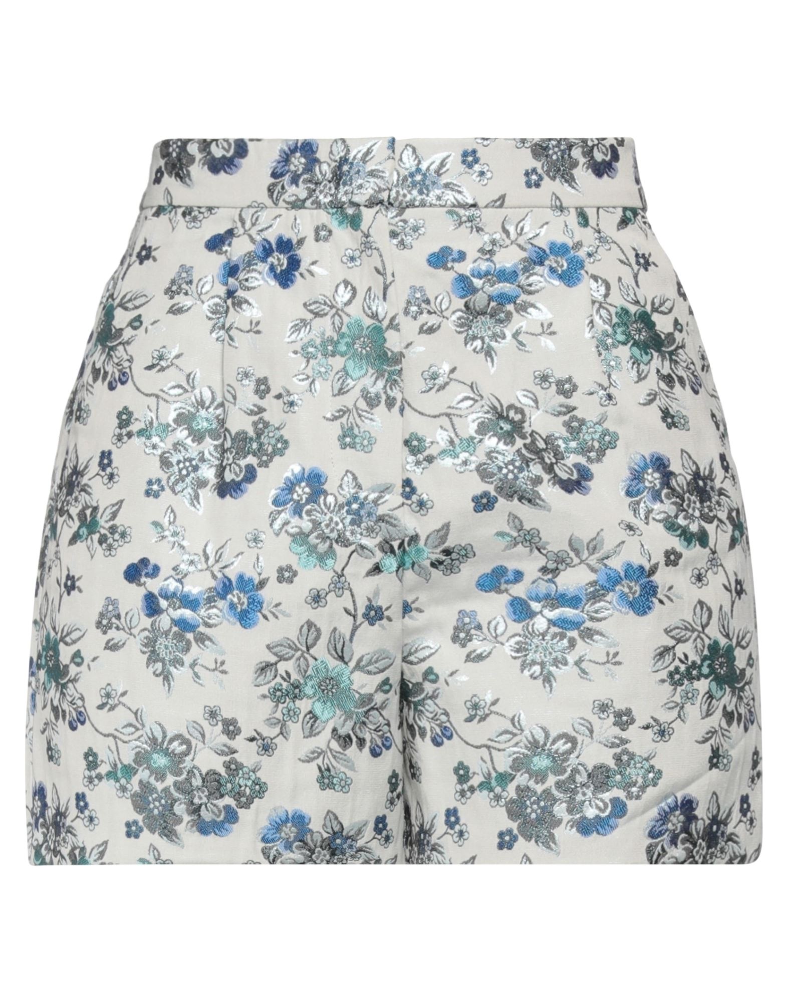 Pinko Woman Shorts & Bermuda Shorts Light Grey Size 6 Polyester, Acetate, Cotton