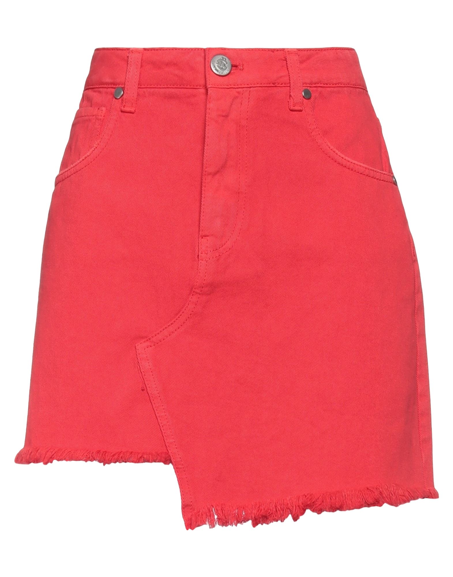 Gaelle Paris Denim Skirts In Red