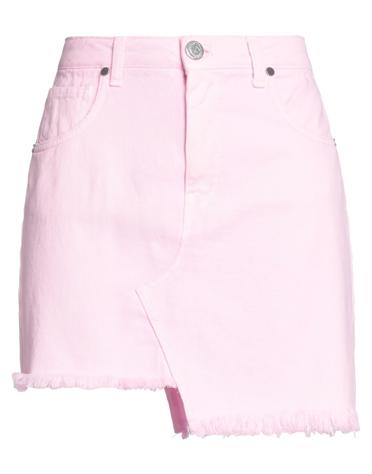 Gaelle Paris Denim Skirts In Pink