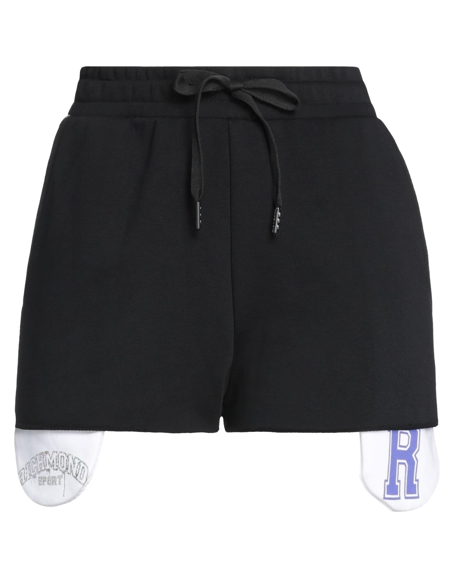 Richmond Woman Shorts & Bermuda Shorts Black Size M Cotton